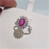 Ring Woman in Gold Rubino ANOR-108-286